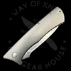 Ontario Cerberus Folder Frame Lock Knife Titanium (3.75" Satin)