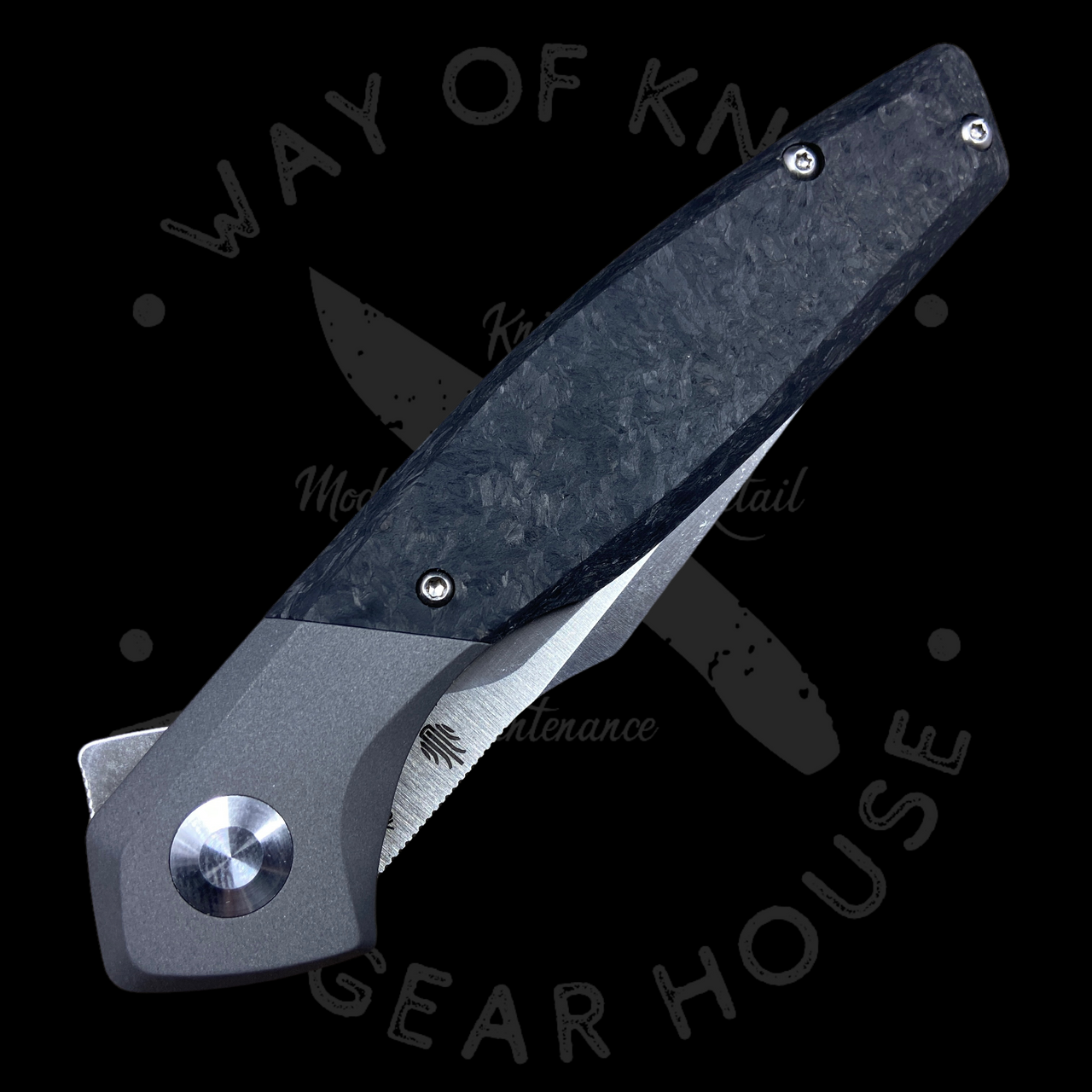 Kizer Manganas Grazioso Liner Lock Knife Carbon Fiber/Titanium CPM20CV