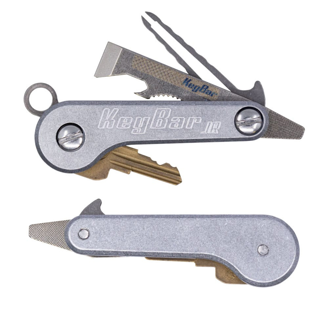 KeyBar Jr Plain Stonewashed Aluminum - Way Of Knife & EDC Gear House