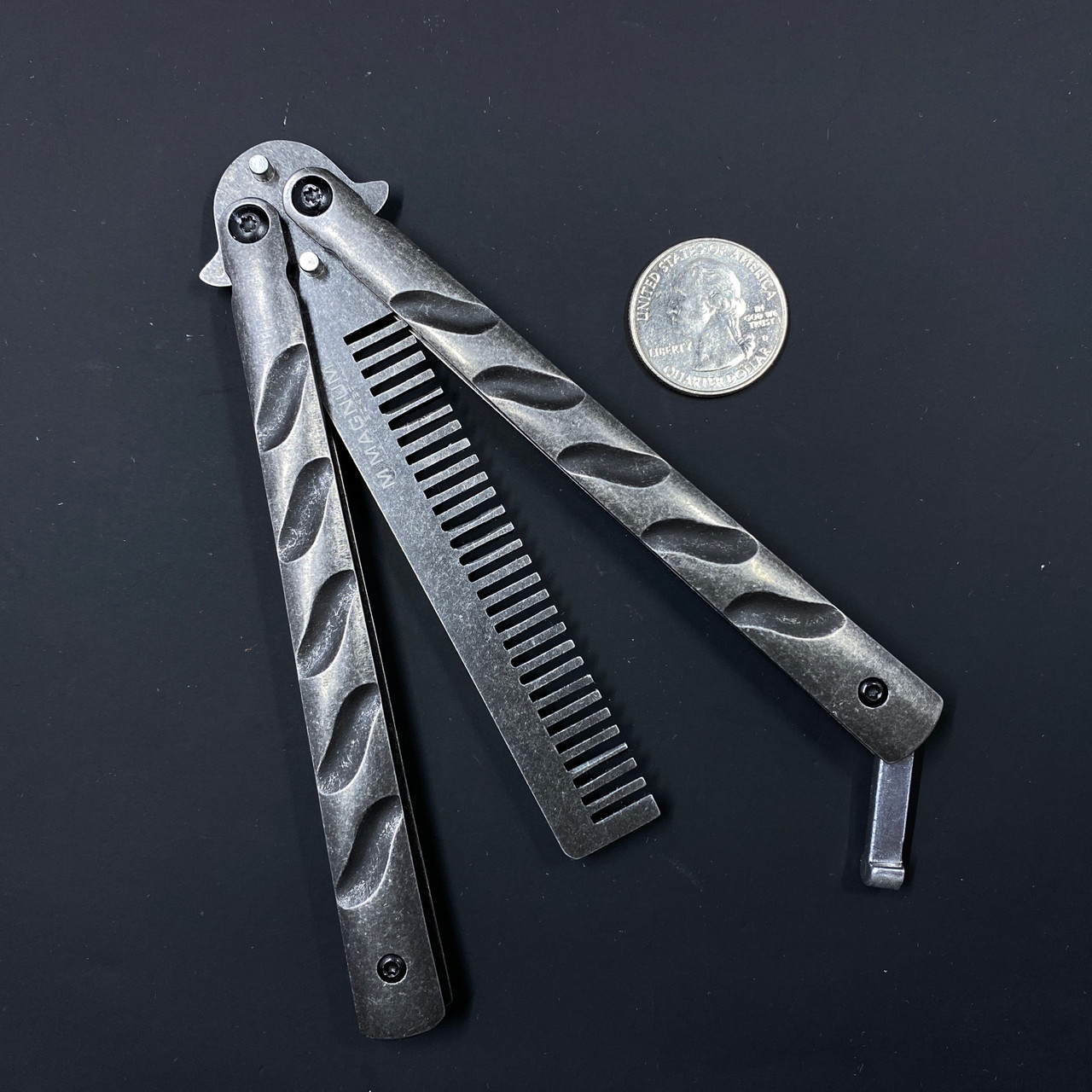 Boker Magnum Butterfly Trainer Black Stonewash Way Of Knife