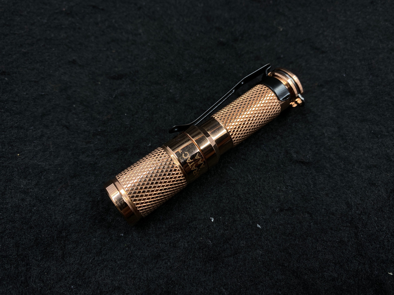 Maratac AAA Copper Flashlight CREE R3 LED - Way Of Knife & EDC