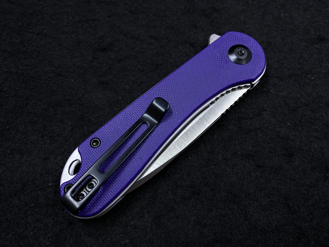 CIVIVI Elementum Liner Lock Knife Purple G-10 (2.9
