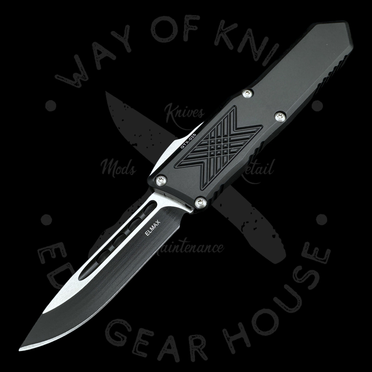 Guardian Tactical GTX-025 OTF Black Tactical S/E Two Tone Blade