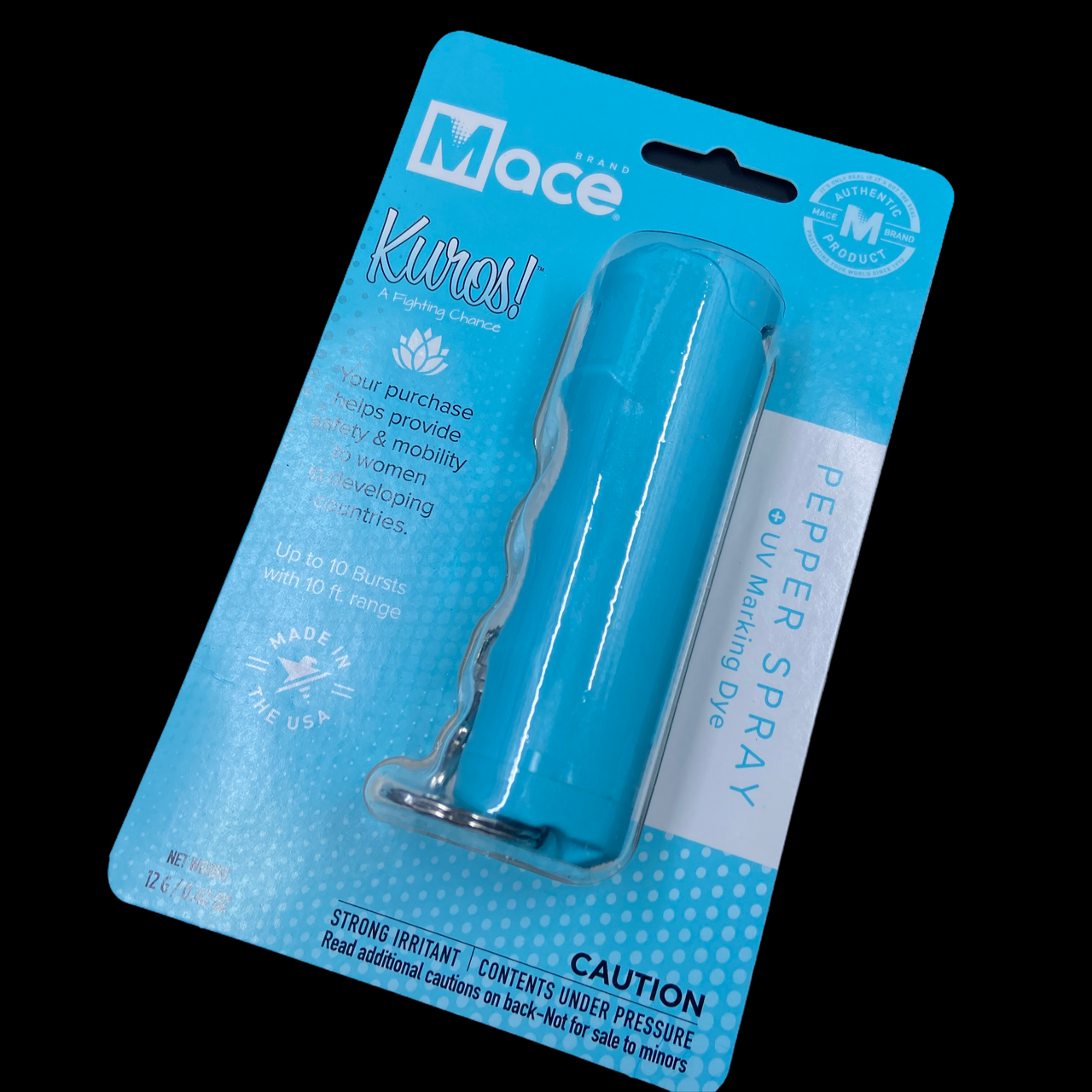 KUROS Pepper Spray (Mace) with UV Dye Way Of Knife & EDC Gear House