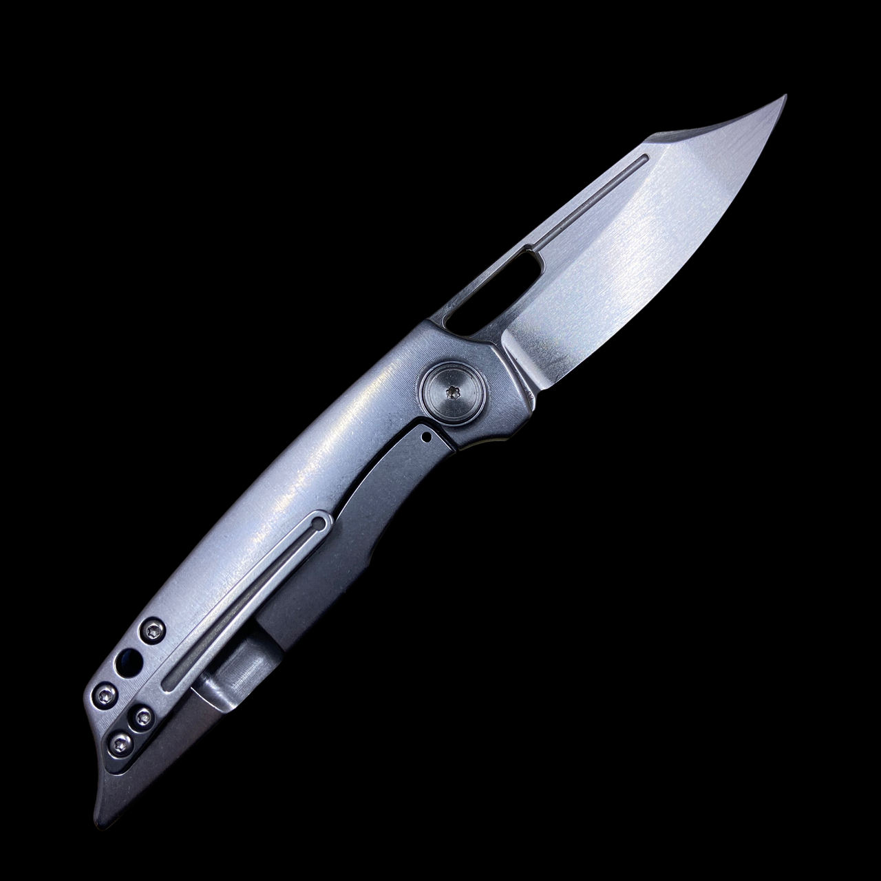 Boker Plus HEA Hunter Front Flipper Knife Blue G10 Stainless Steel Handles  (2.87 D2 Satin) - Way Of Knife & EDC Gear House