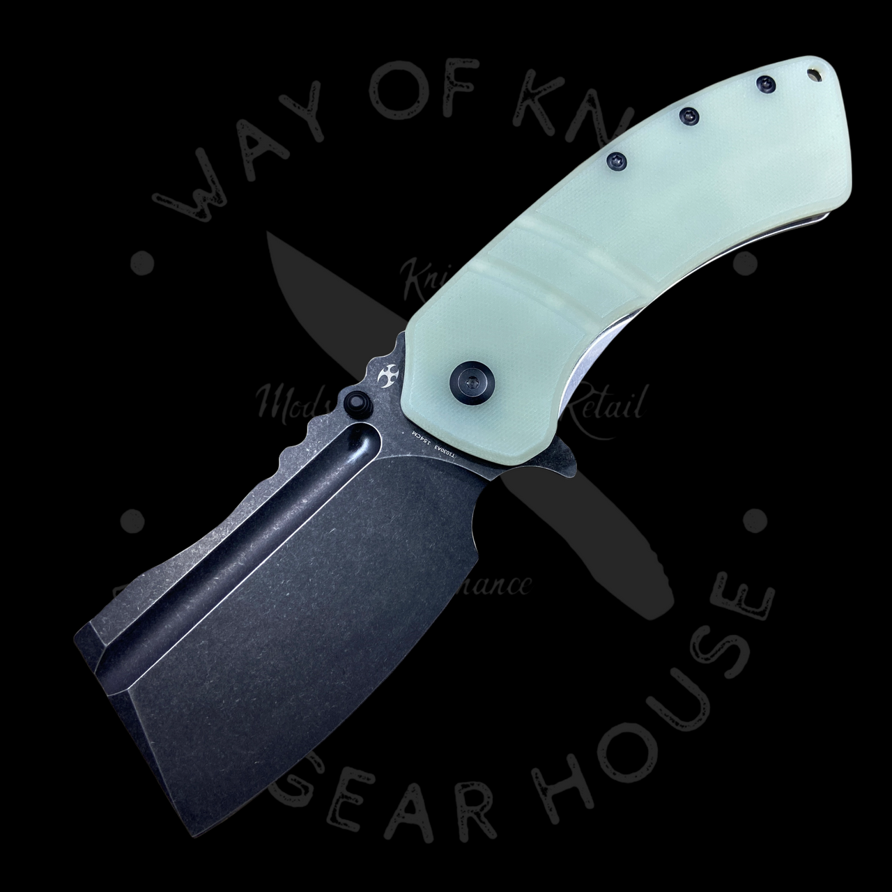 Kansept XL Korvid Flipper Jade G10 (3.6