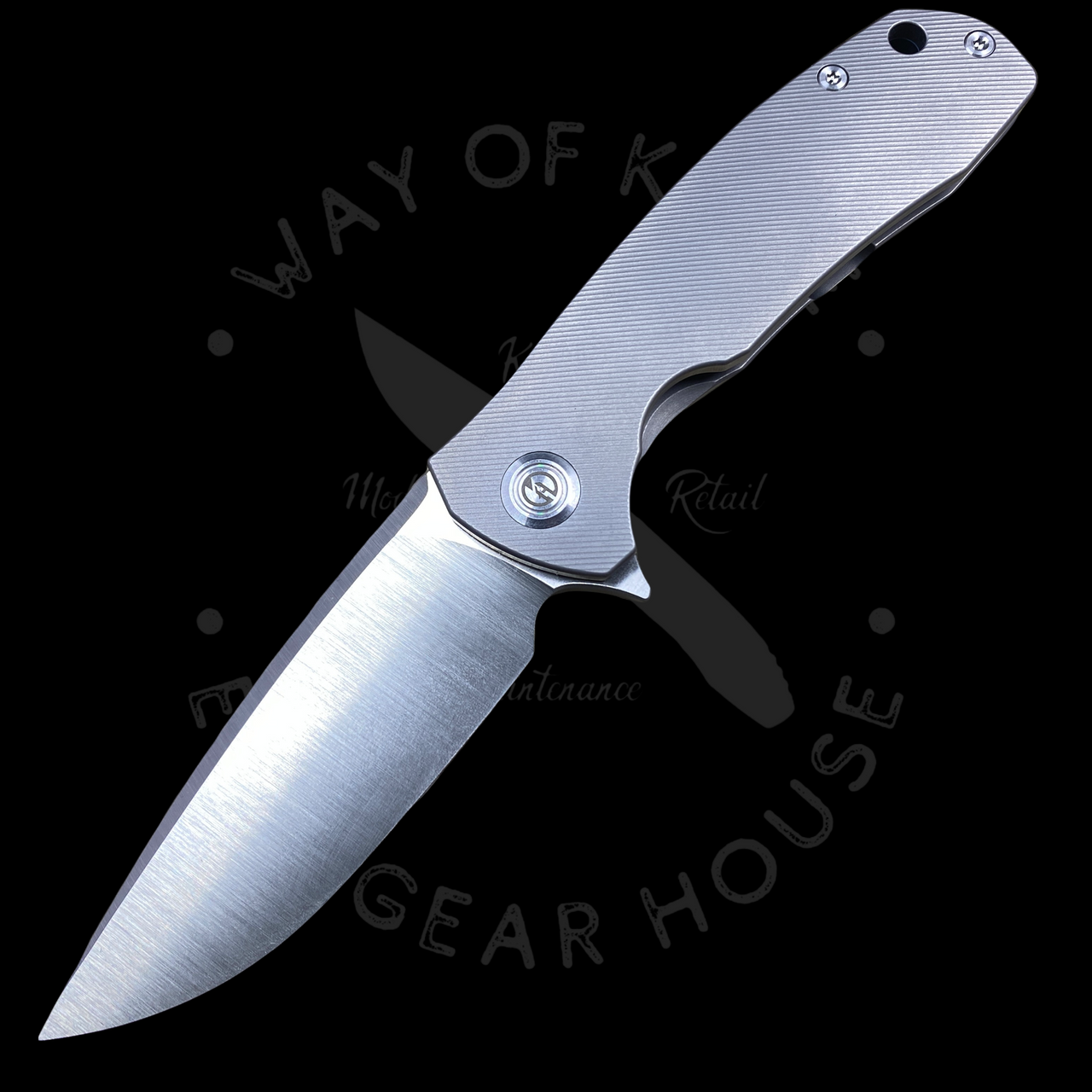 Maxace Balance 2021 Lock Knife Titanium (3.7" Satin M390) MBL-101 - Way Of Knife & EDC Gear House