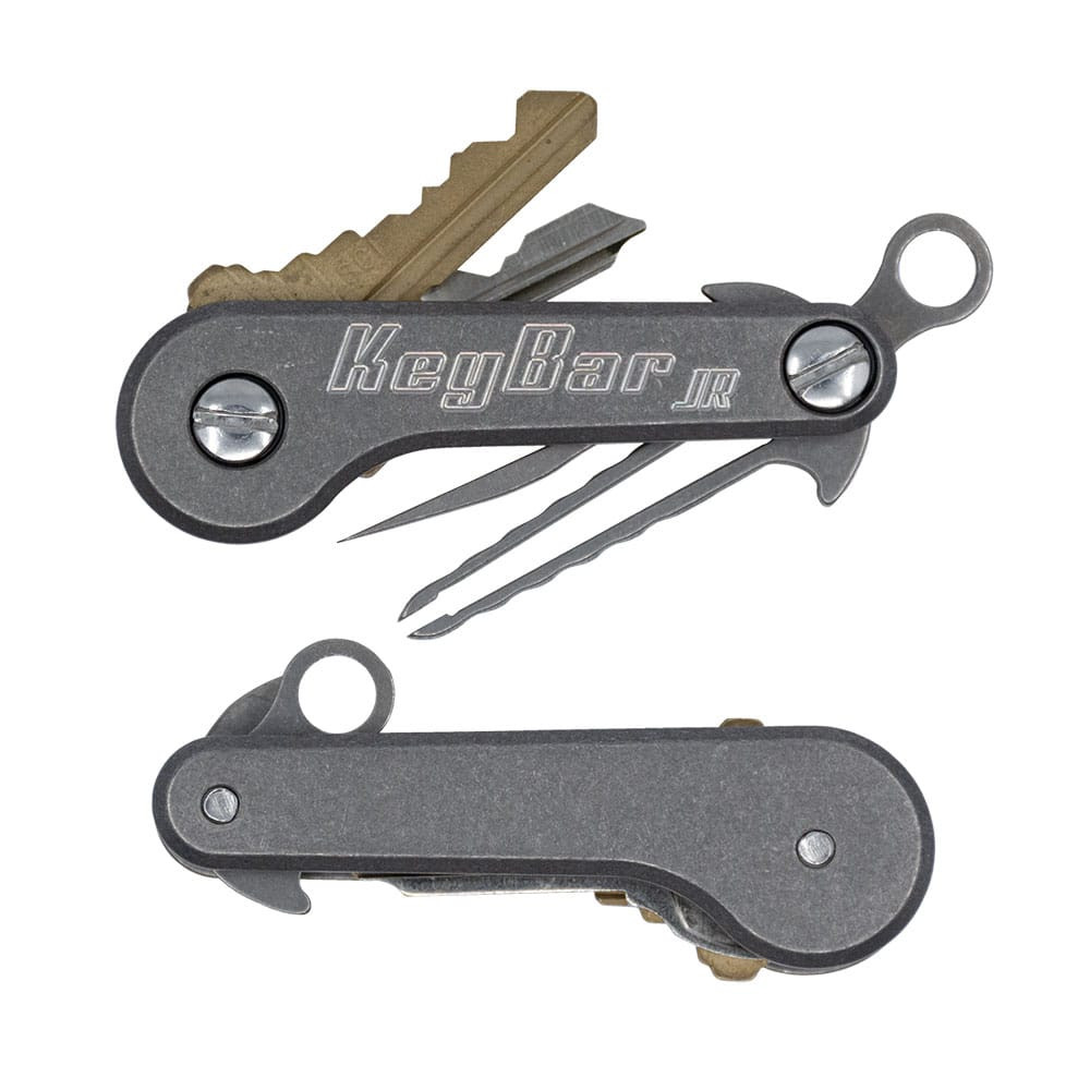 Keybar Jr Stonewashed Titanium - Way Of Knife & EDC Gear House