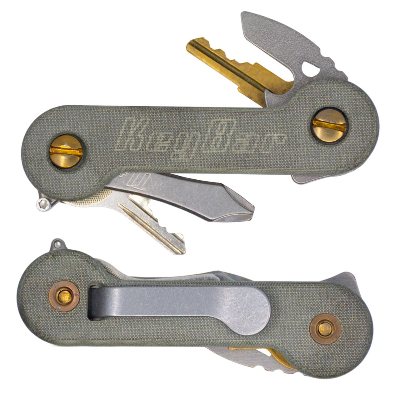 KEYBAR Titanium Cratered Pocket Key Organizer - EKnives LLC