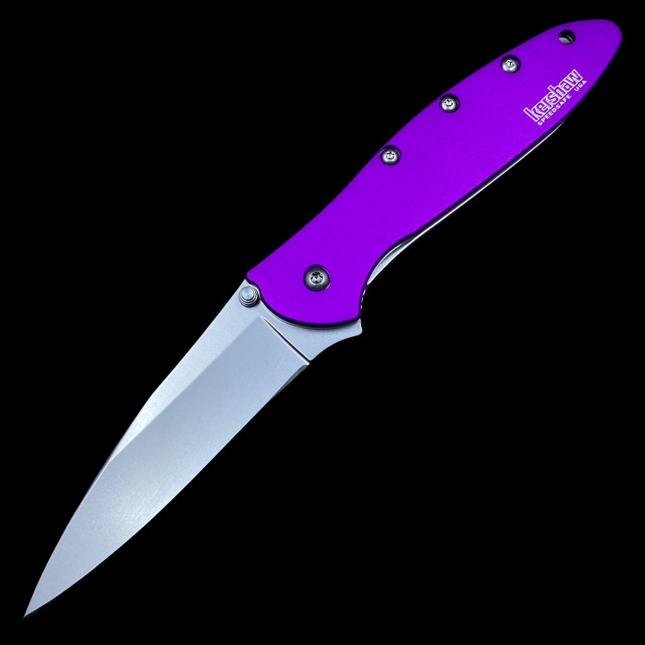 Kershaw Leek Assisted Opening Knife Purple (3