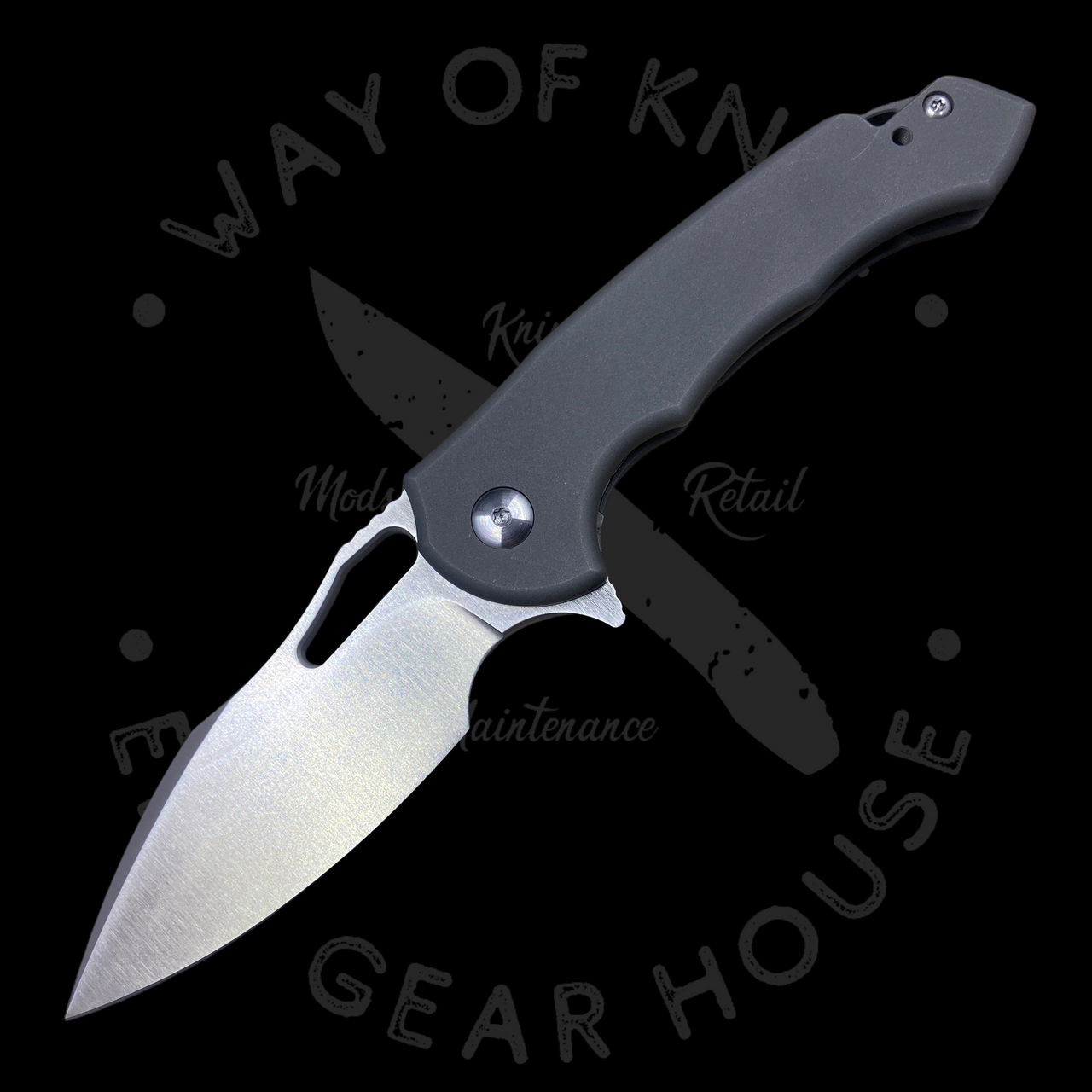 Massdrop x Ferrum Forge Falcon Gray Titanium - Way Of Knife & EDC