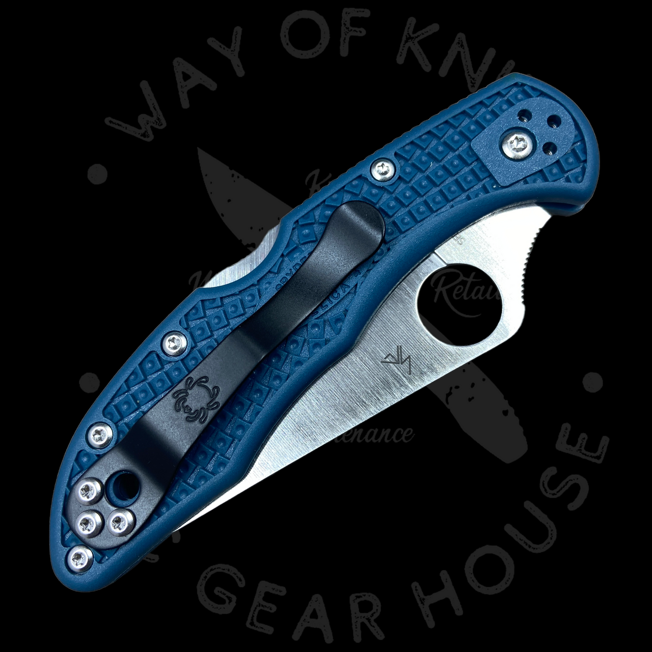 Photo4Less  Spyderco ItamaeNakiri Kitchen Knife-SUS410 Super Blue