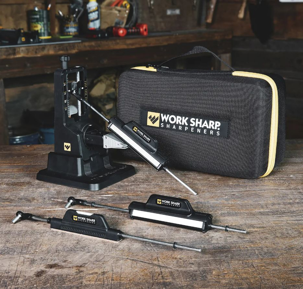 Ceramic Hone for Work Sharp Professional Precision Adjust Knife Sharpener