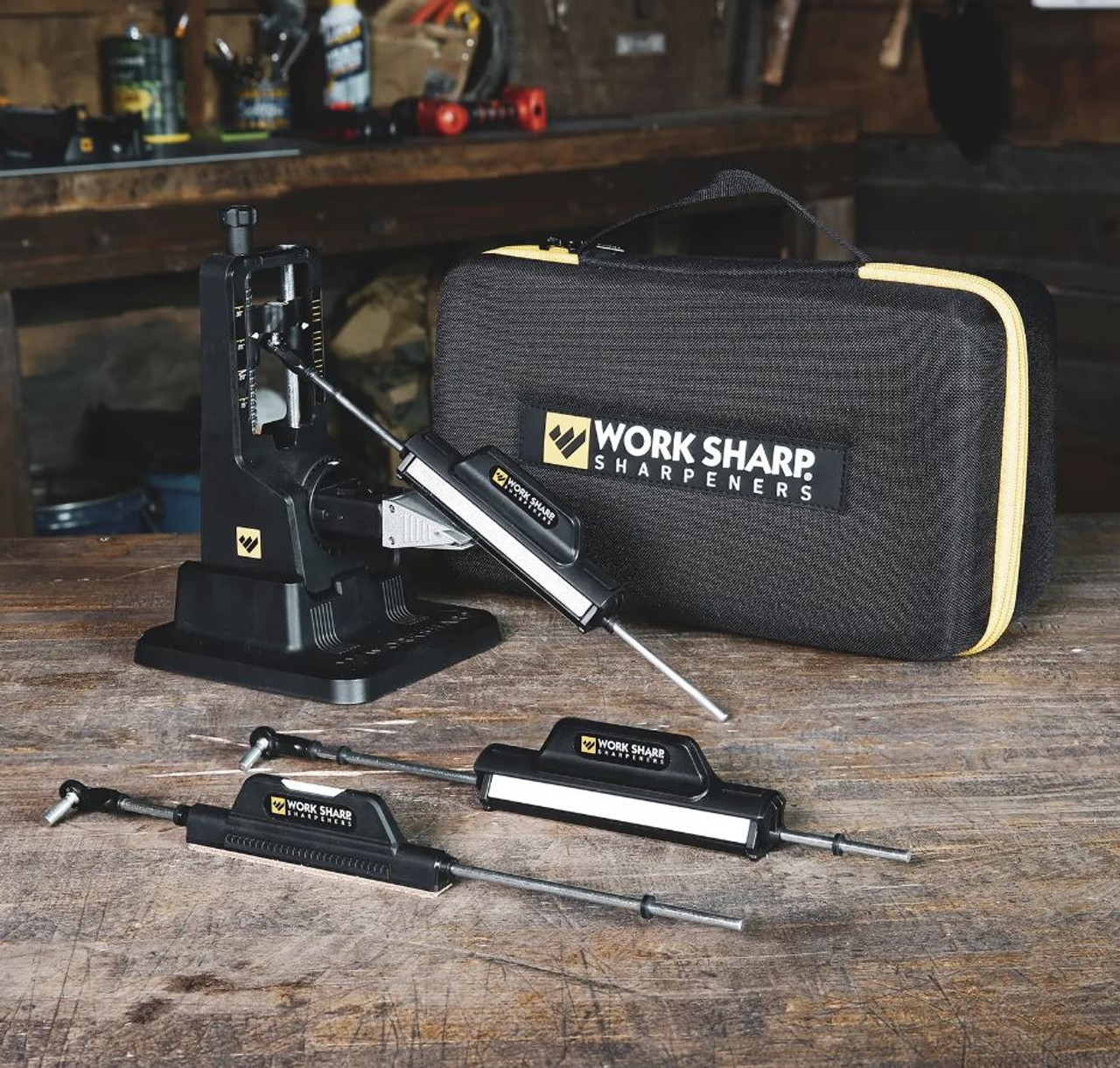 Worksharp Precision Adjust Knife Sharpener Elite Tri Stone System - Way Of  Knife & EDC Gear House