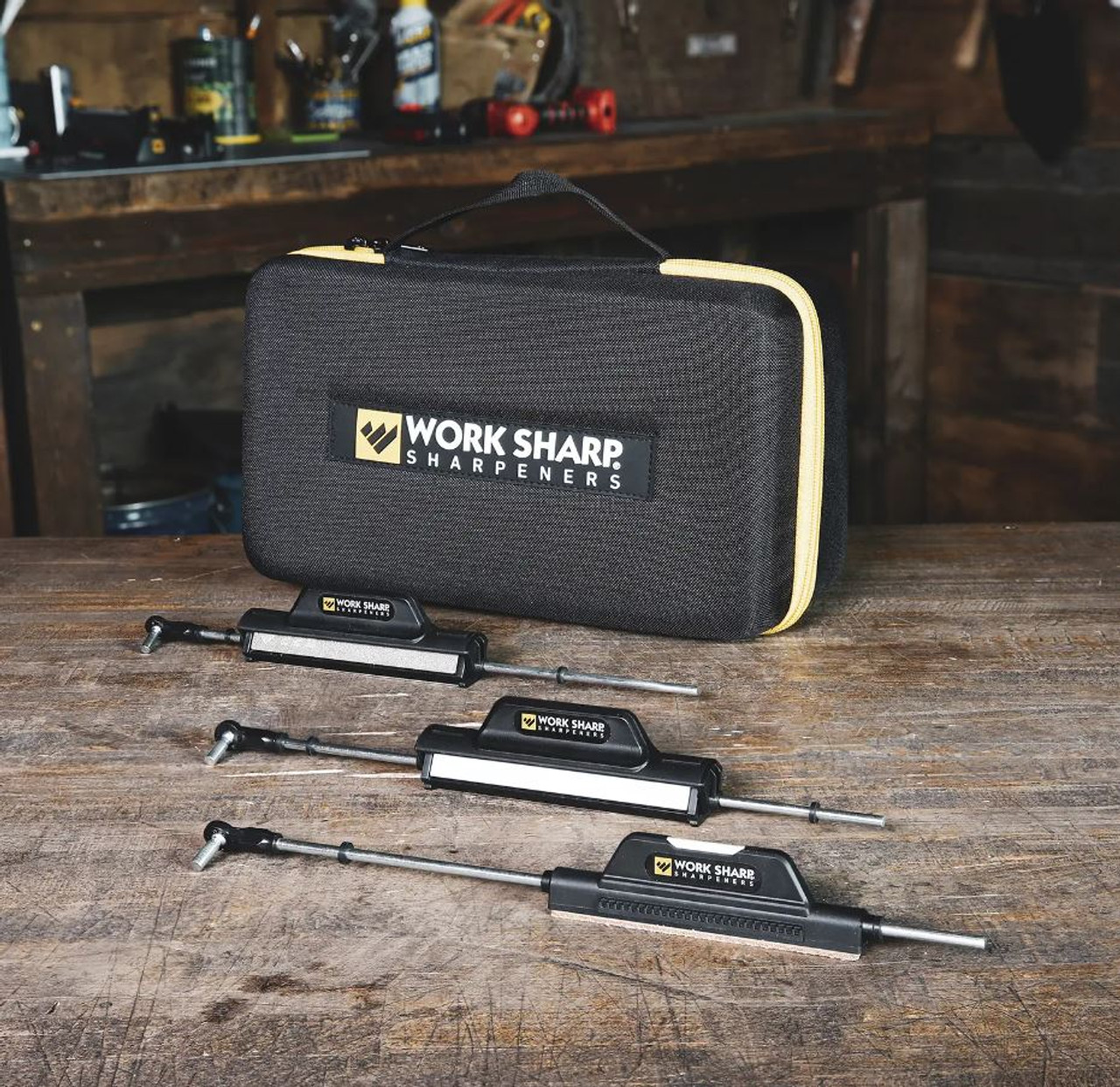 Work Sharp Precision Adjust Knife Sharpener Elite and Upgrade Kit