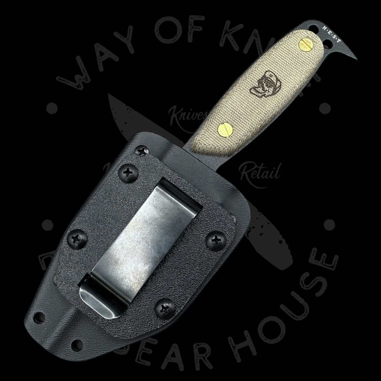 Pre Owned* DPx Gear HEST Original by Rowen Fixed Blade, Green