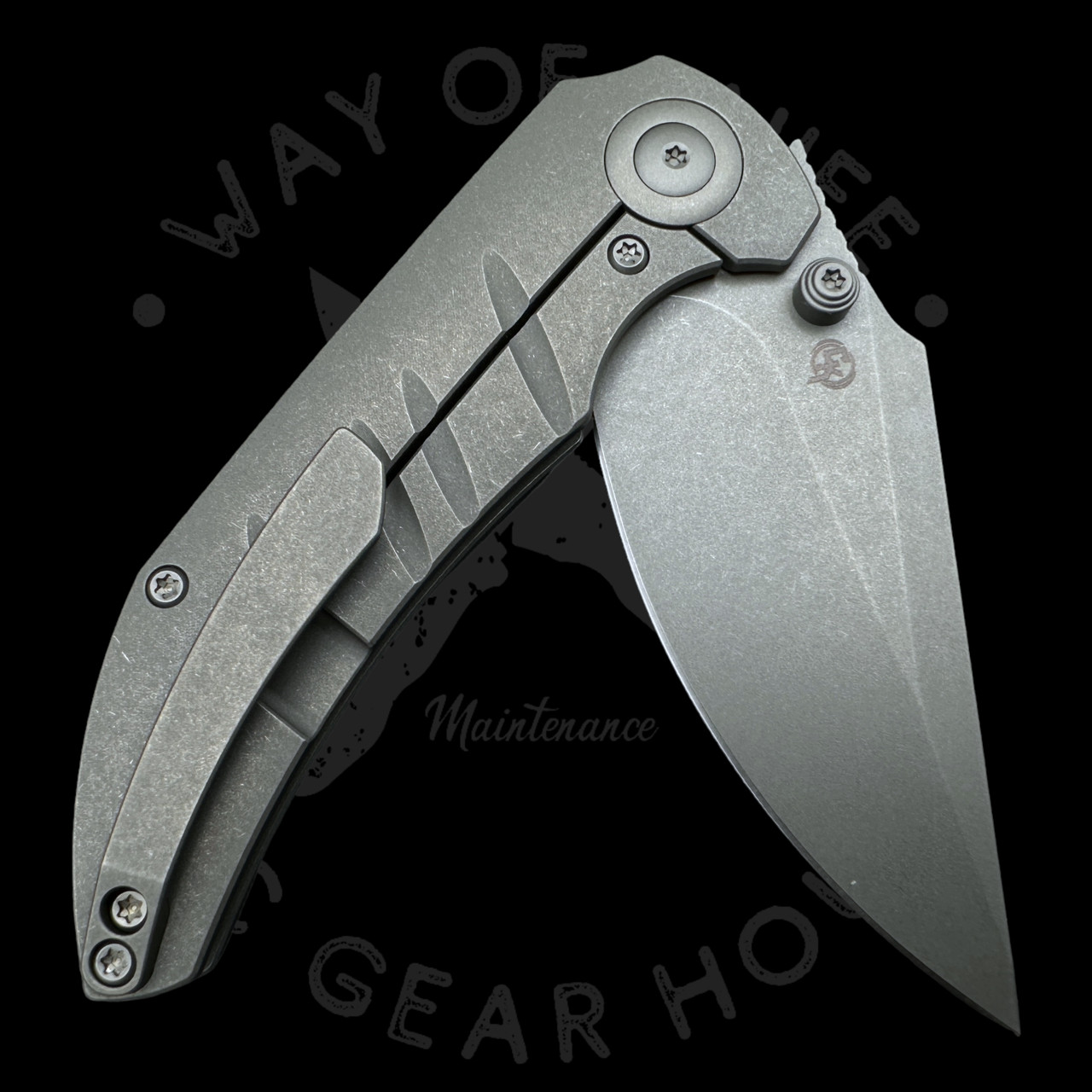 We Knife Riff Raff WE Knife Co. Riff-Raff Knife - Gray Titanium (Stonewashed) - Way Of ...