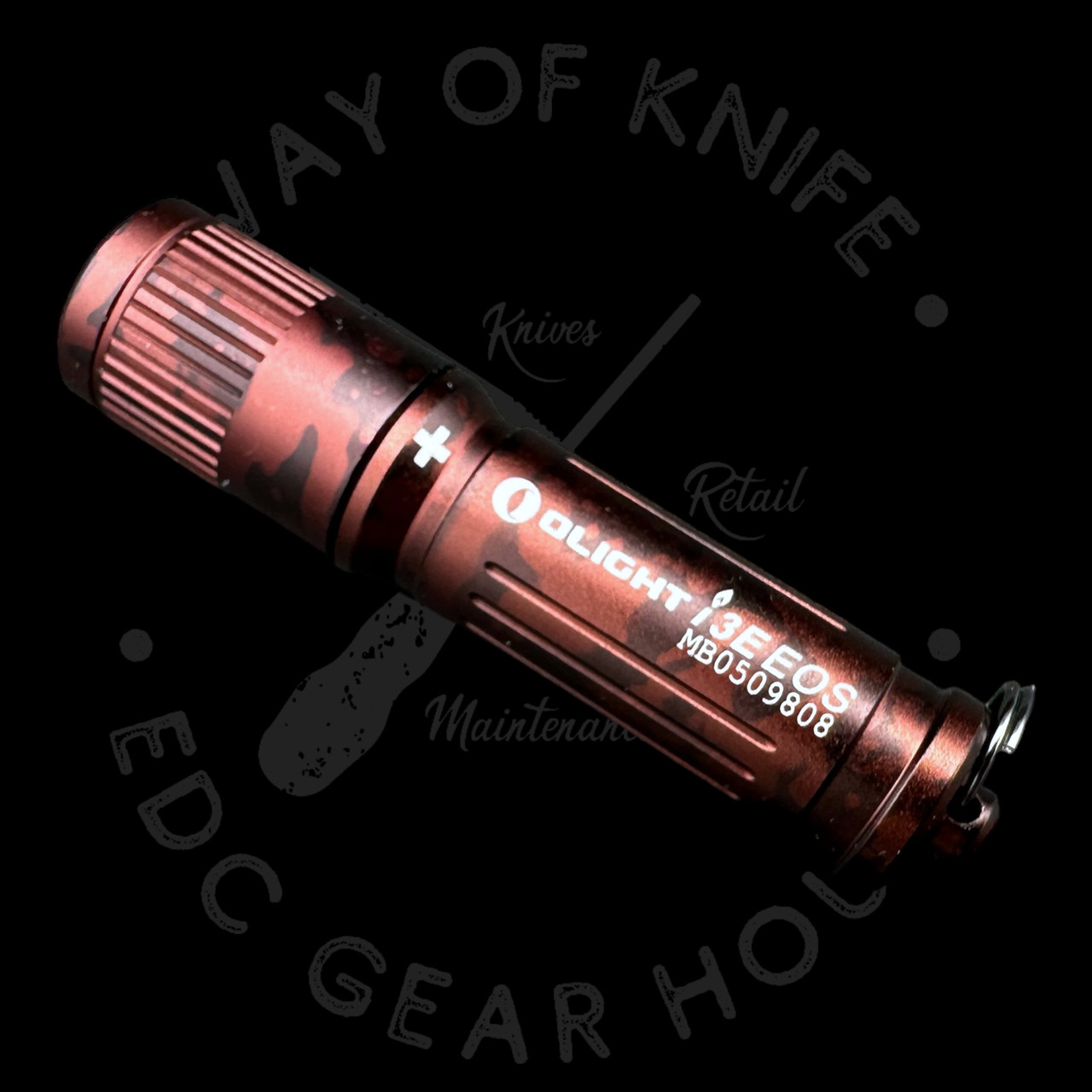 Olight i3E EOS Mono-Output Flashlight Luxeon LED Antique Bronze