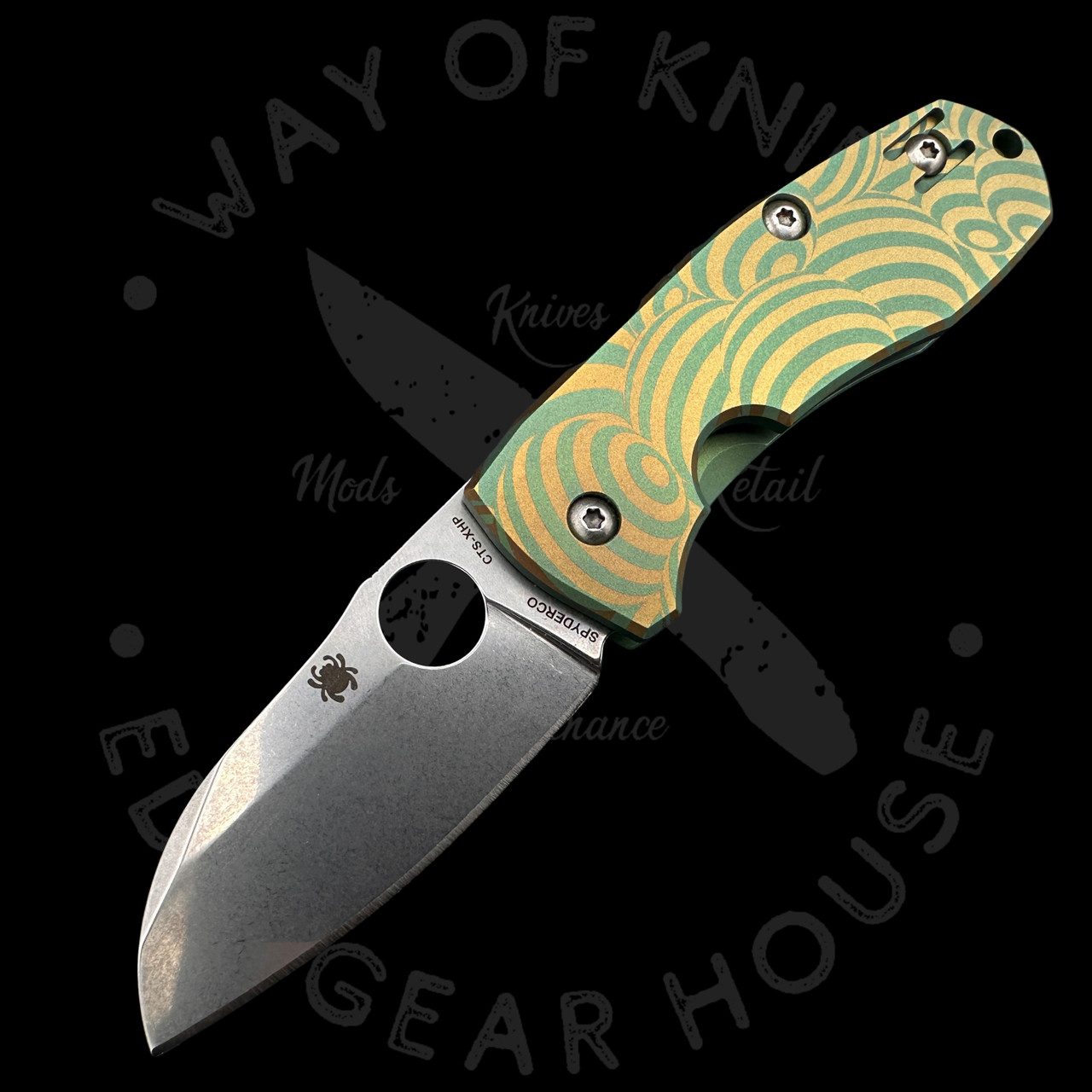 Pre Owned* Spyderco Marcin Slysz Techno 2 Framelock Modified