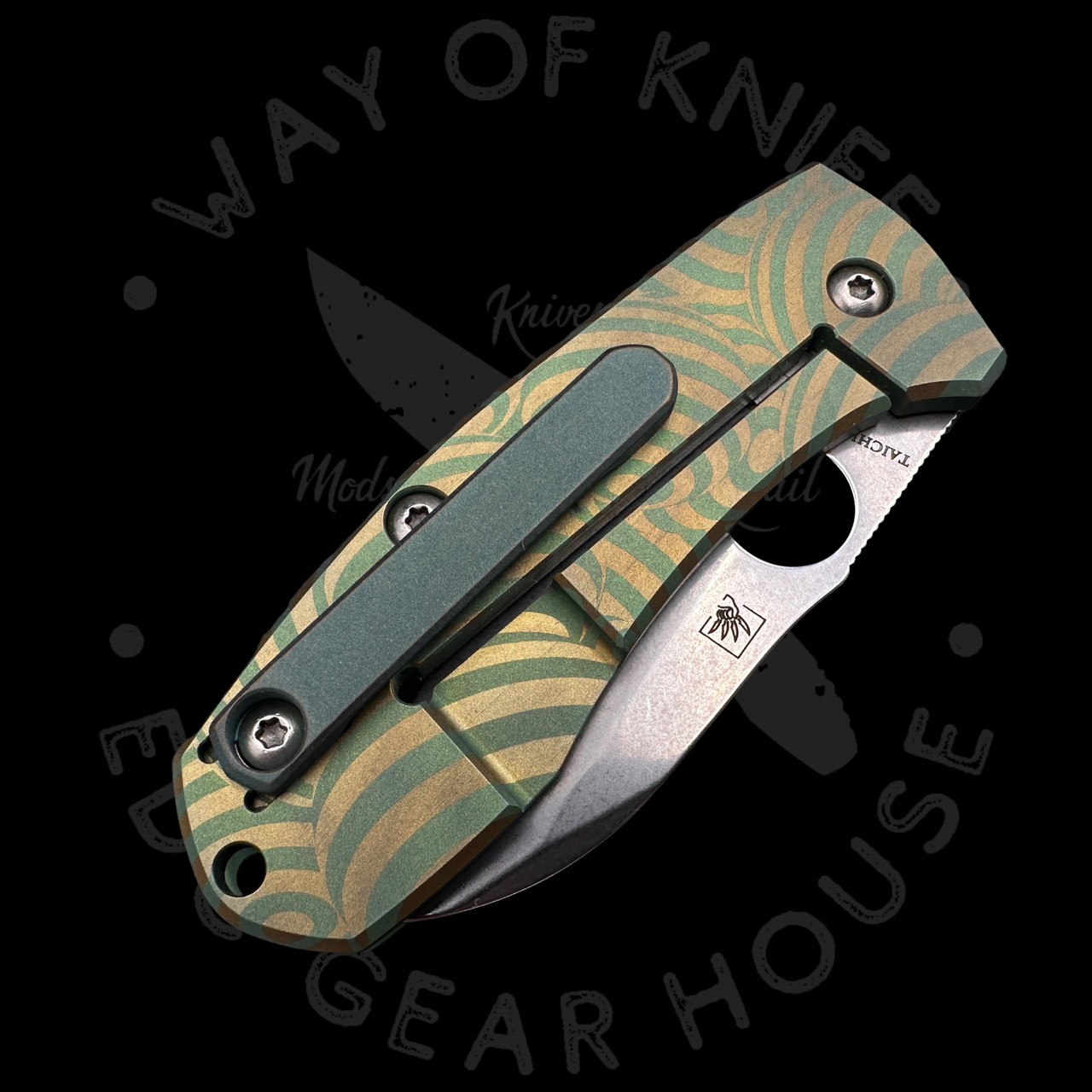 Pre Owned* Spyderco Marcin Slysz Techno 2 Framelock Modified