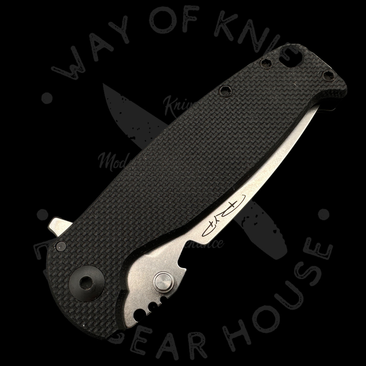 DPx Gear HEST 4.0 Framelock Black G10/Black Titanium Magnacut (3