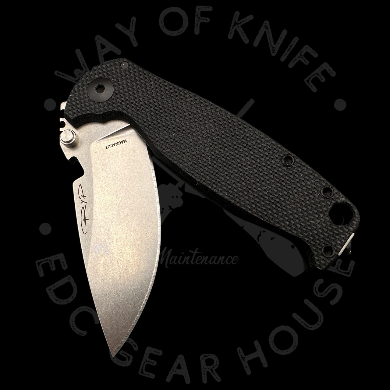DPx Gear HEST 4.0 Framelock Black G10/Black Titanium Magnacut (3