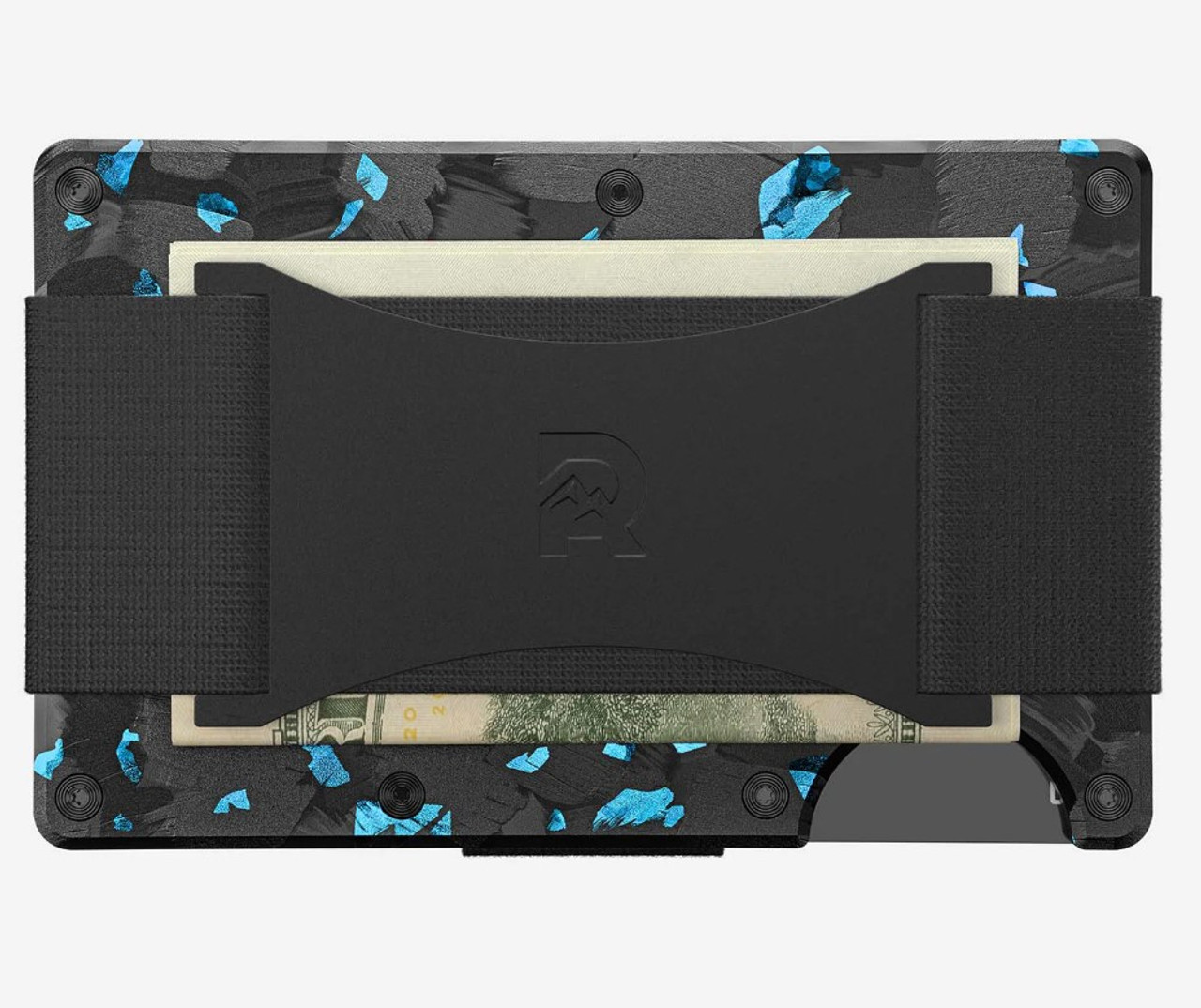 小物 the RIDGE Forged Carbon Cash Strap Slim & Strong Forged Carbon Wallet | The Ridge