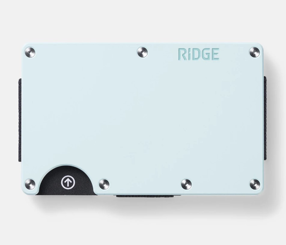 【極美品✨️】the RIDGE Aluminum White マネークリップ The Ridge Wallet Aluminum Seaglass - Money Clip - Way Of Knife