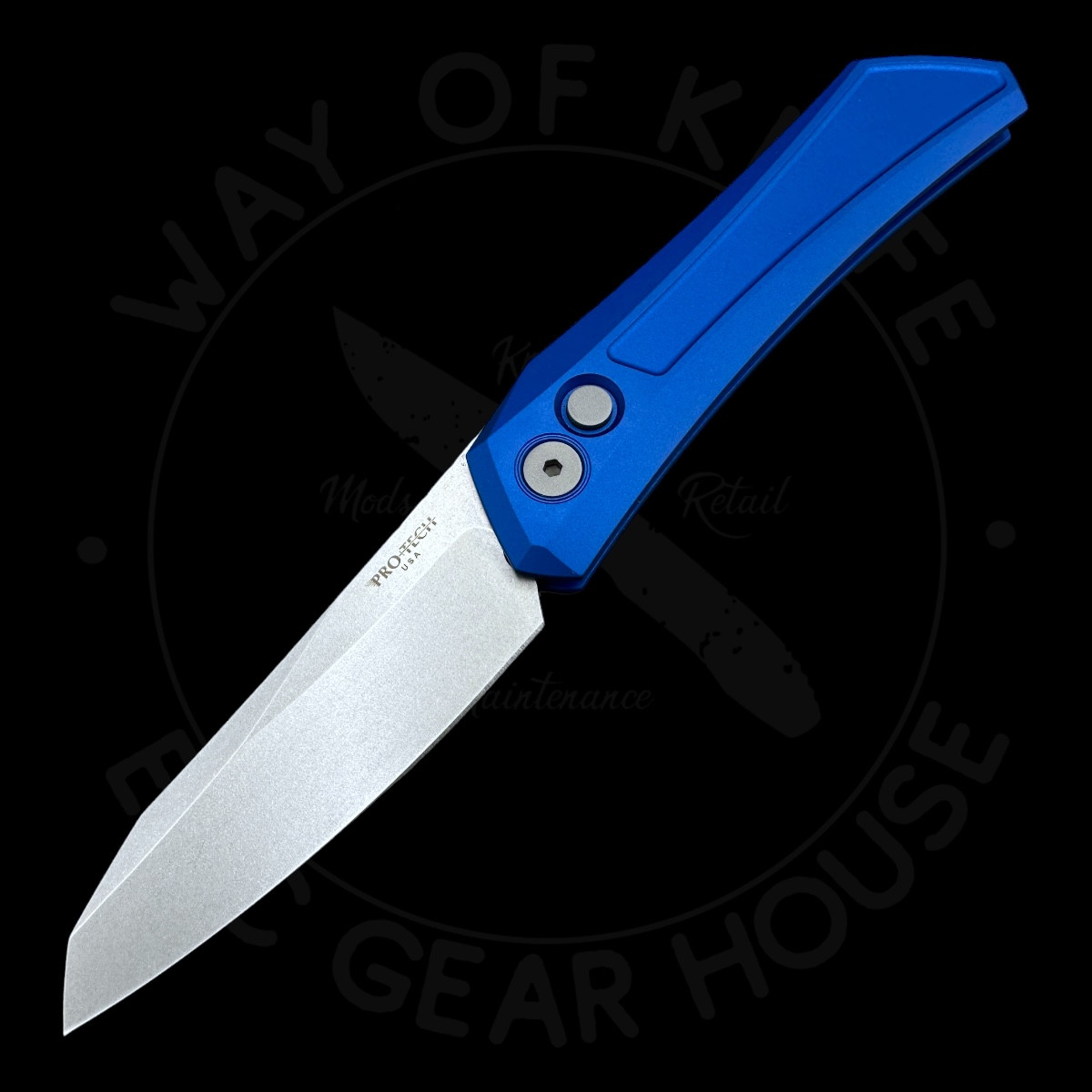 Pro-Tech Sinkevich Oligarch Auto Blue Aluminum Magnacut ( 3.25