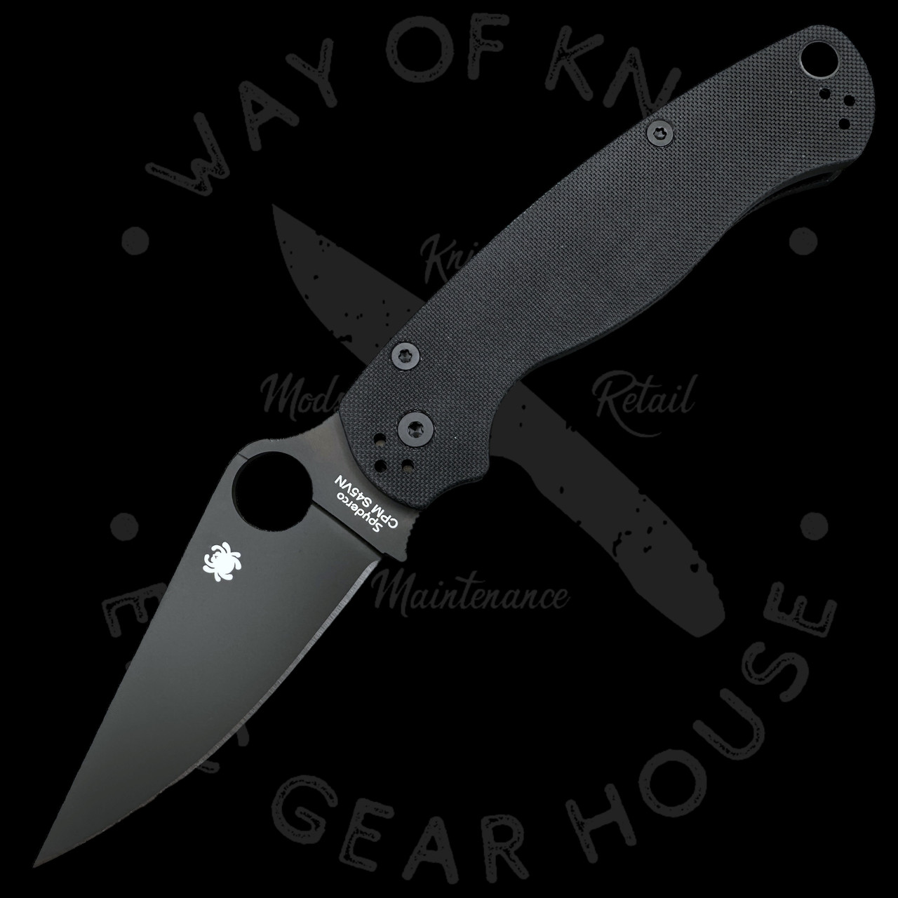 Spyderco Paramilitary 2 Compression Lock Knife G-10 (3.4