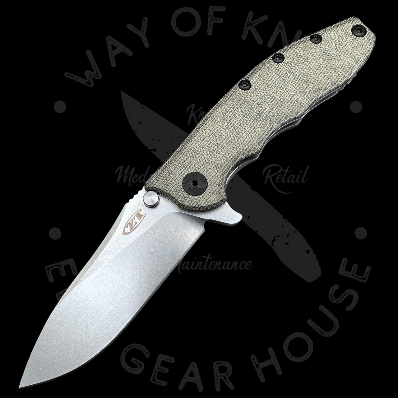 Zero Tolerance Hinderer 0562MIC Frame Lock Micarta (3.5