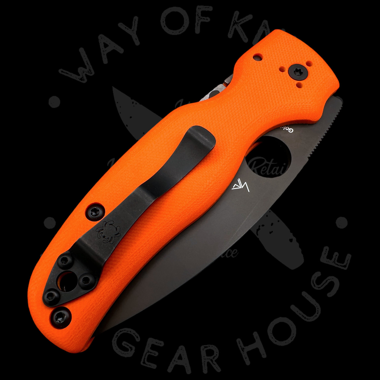 Pre Owned* 003 Spyderco Shaman Orange G-10 CTS XHP (3.60