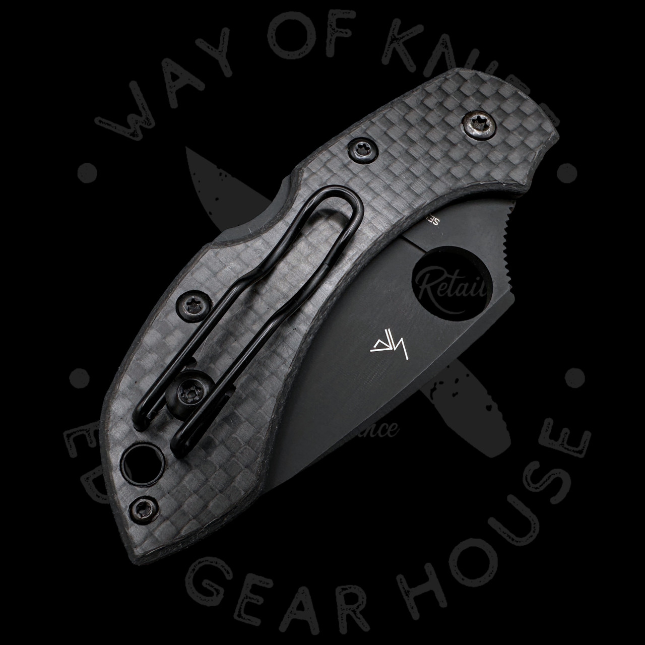 Pre Owned* 003 Spyderco Dragonfly 2 Carbon Fiber CPM Cru-Wear