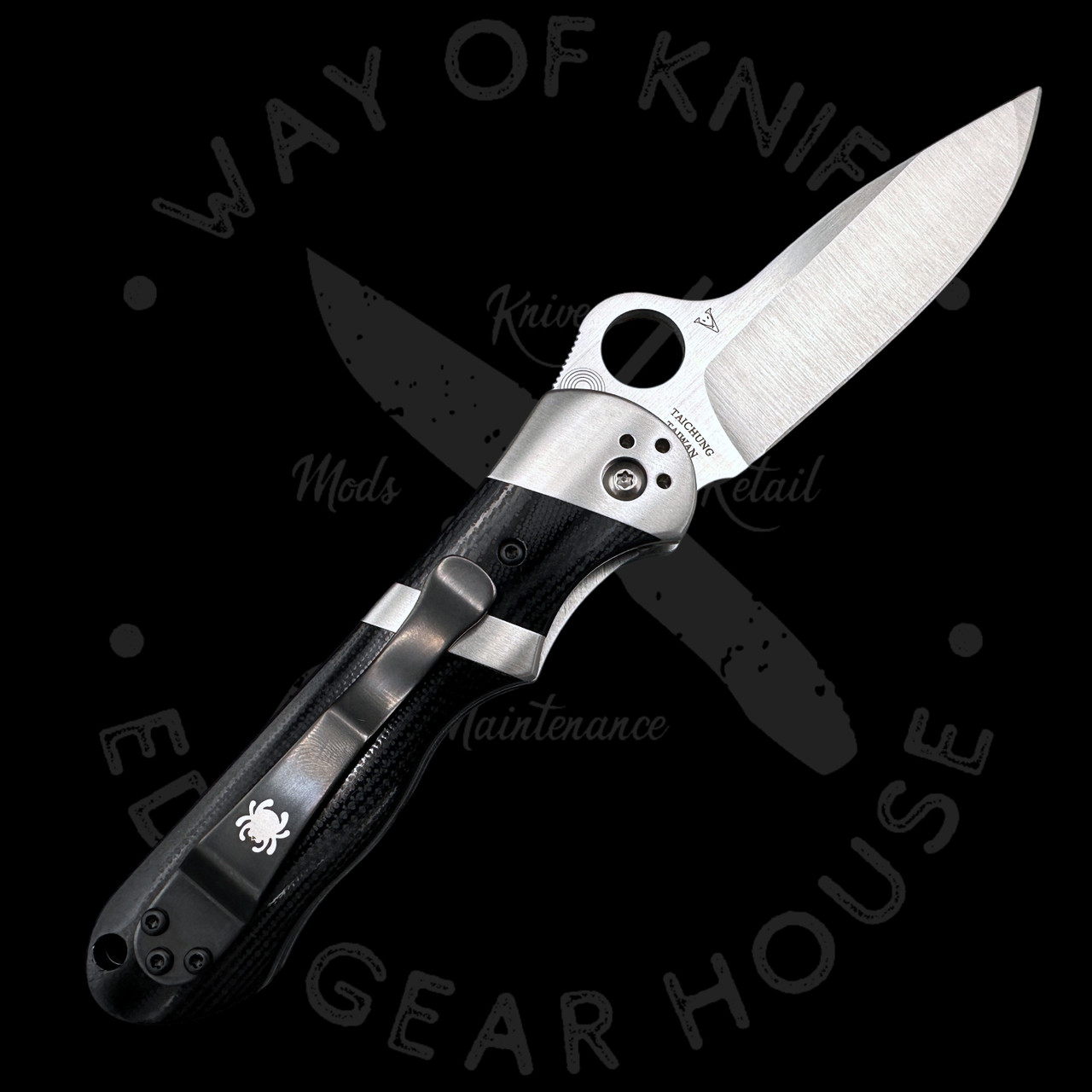 Pre Owned* 003 Spyderco Lil' Sub-hilt Black G-10 S30V (3.20
