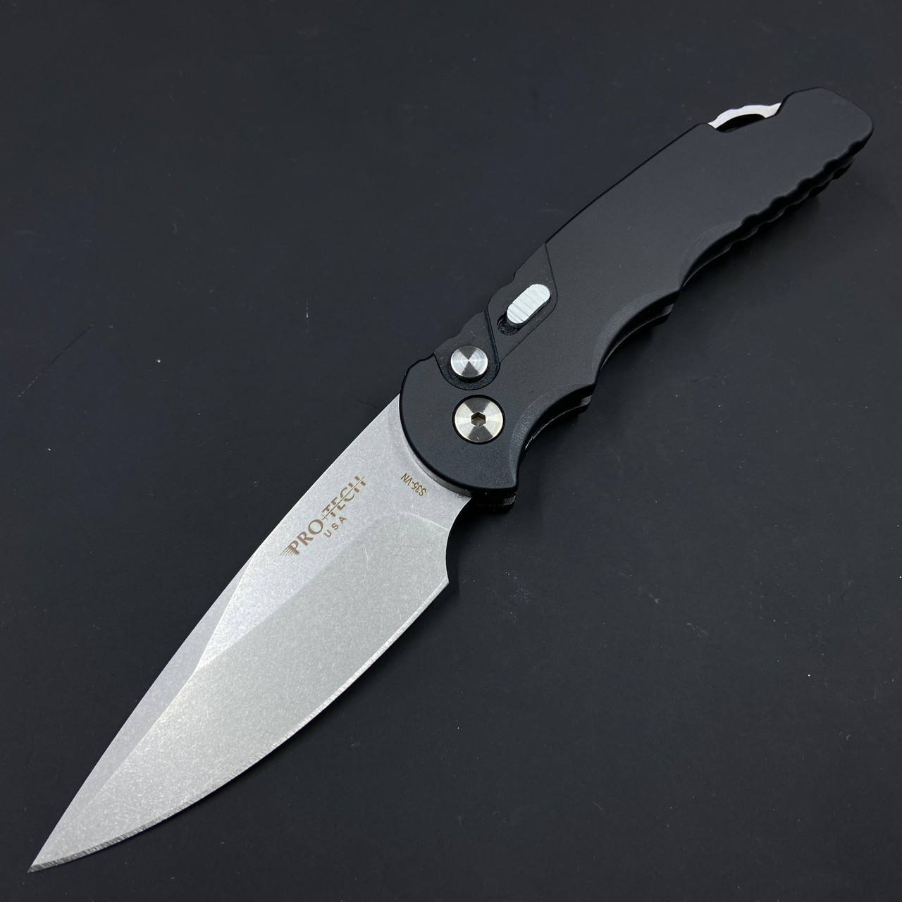 Pro-Tech TR-5 Black Stonewash Auto - Way Of Knife & EDC Gear House