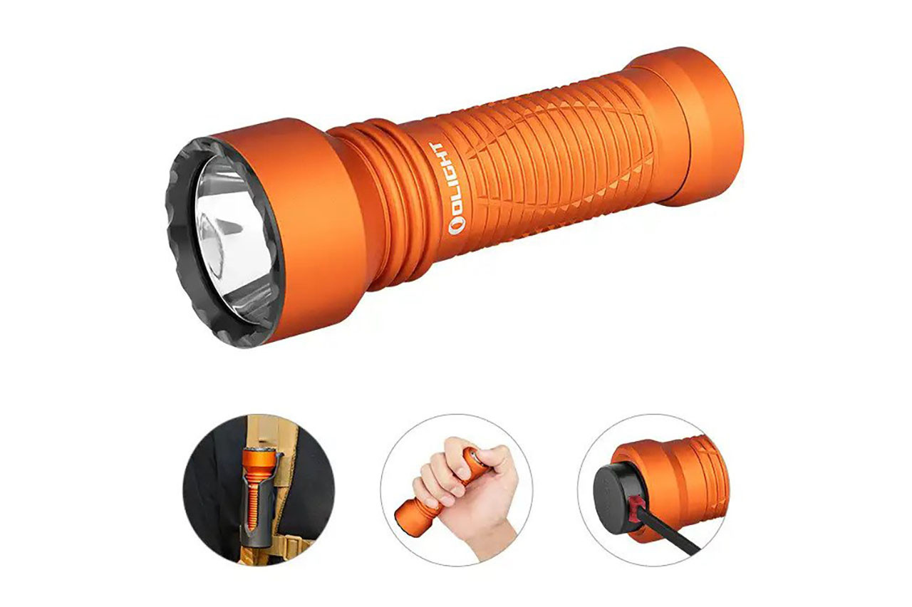 Olight Javelot Mini Flashlight Orange Aluminum (1000 Lumens) - Way