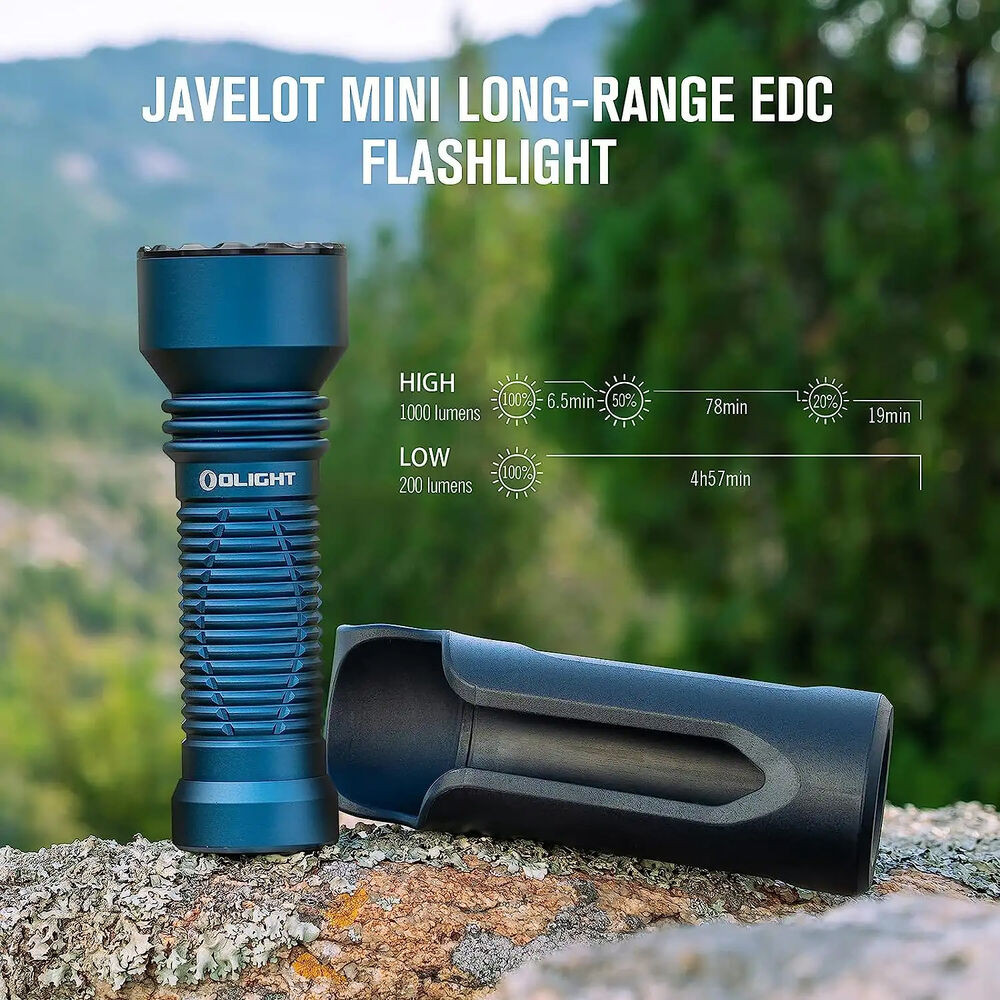 Olight Javelot Mini Flashlight Midnight Blue Aluminum (1000 Lumens