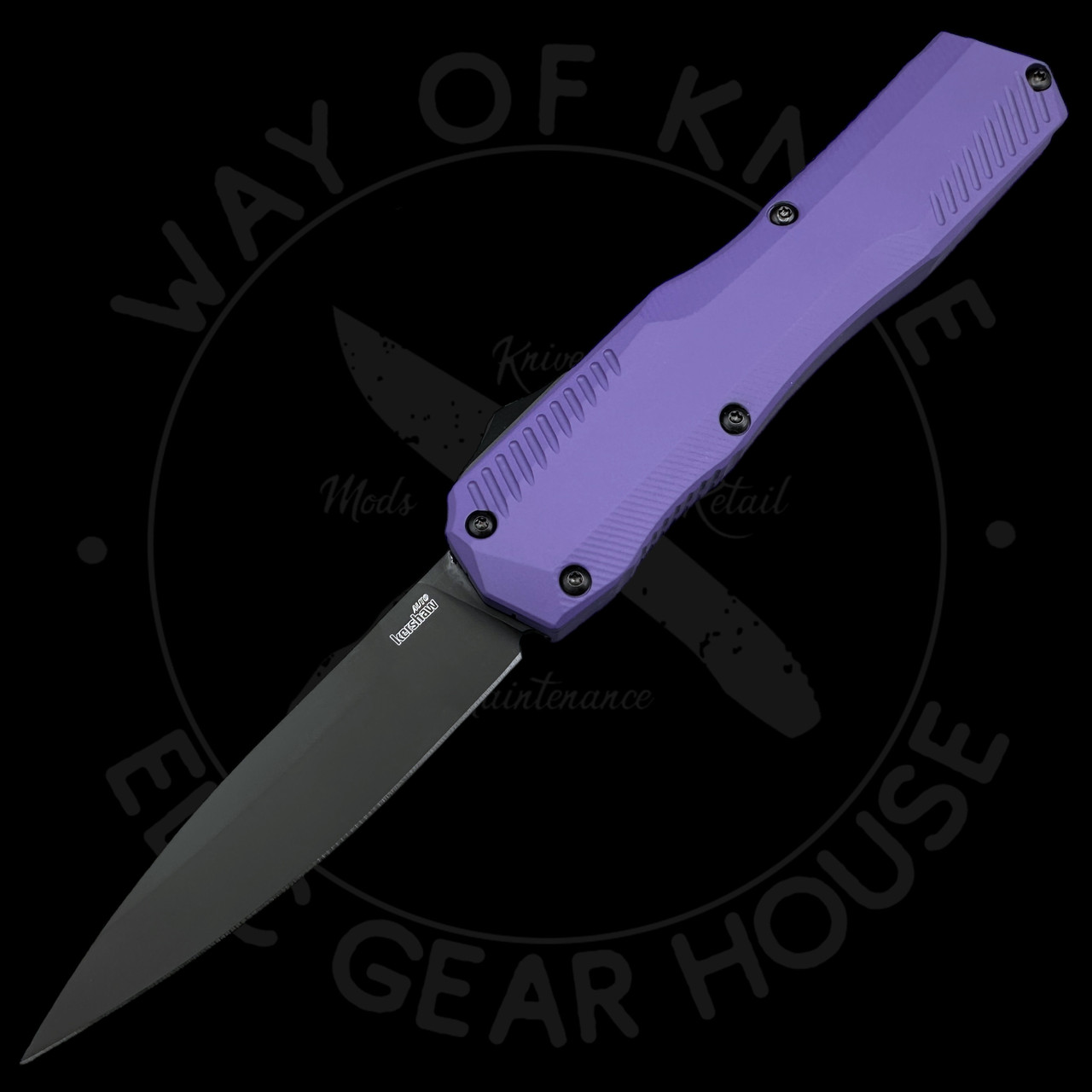 Kershaw Livewire MagnaCut OTF Automatic Knife Purple Aluminum (3.4