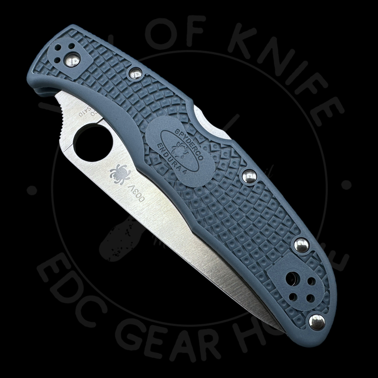Pre Owned* 003 Spyderco Endura 4 Blue FRN V-Toku2/SUS410 Sprint
