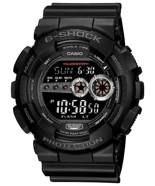CASIO G-SHOCK A1000ブラックイルミネーター デジタル腕時計 GD100-1B__77874.1743193135.jpg?c=2