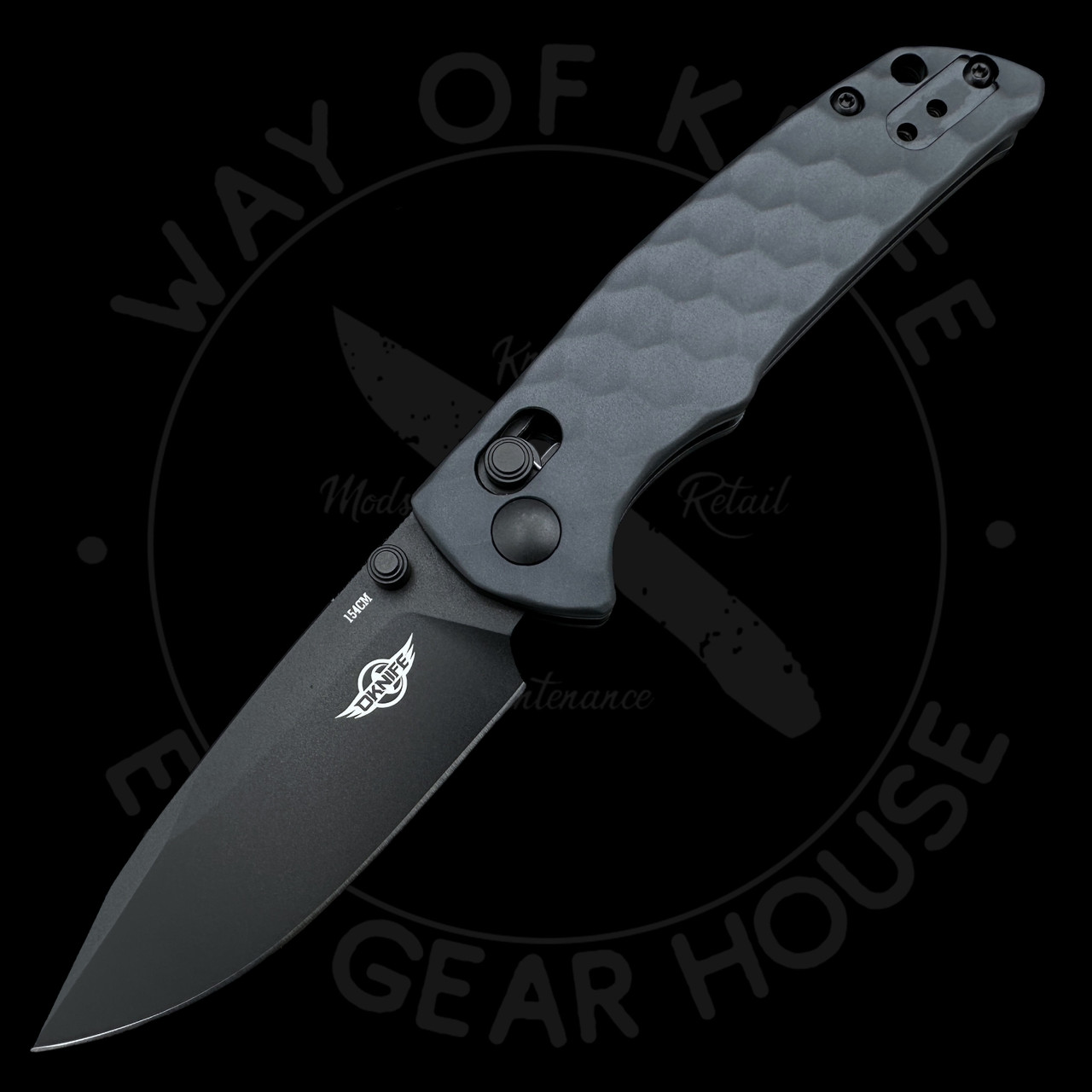 Olight Oknife Rubato 3 Bar Lock Knife Gunmetal Gray Aluminum (3 