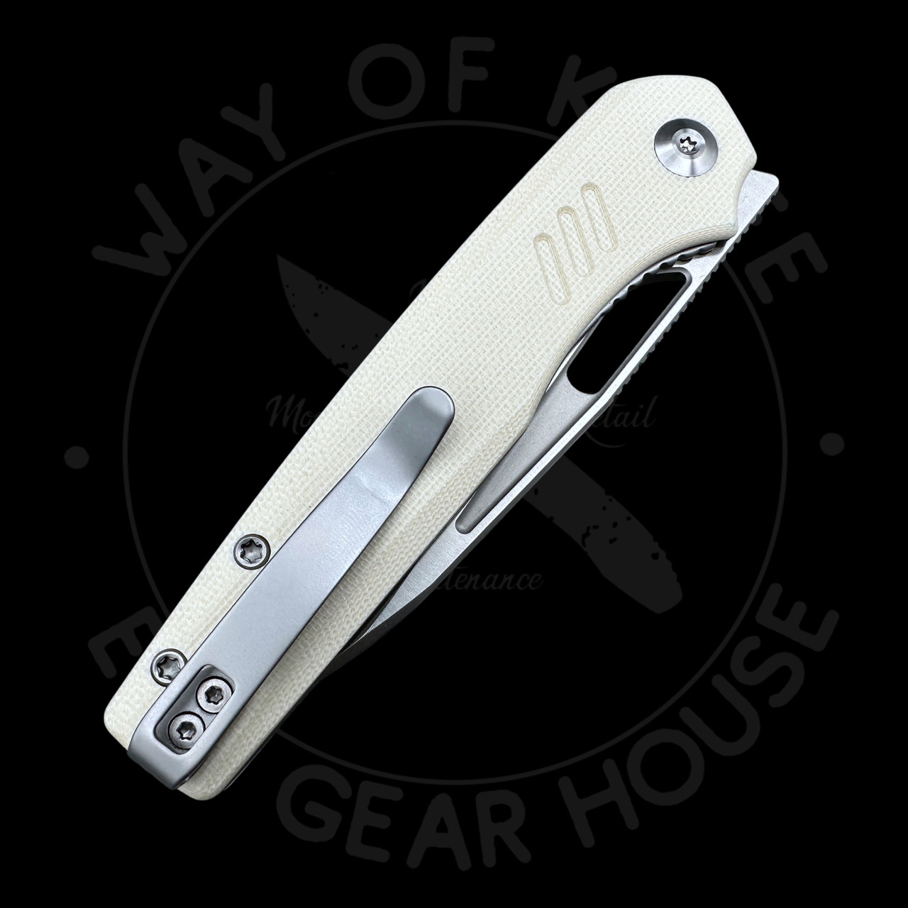 CIVIVI Guile Liner Lock Knife Ivory G-10 (3.25