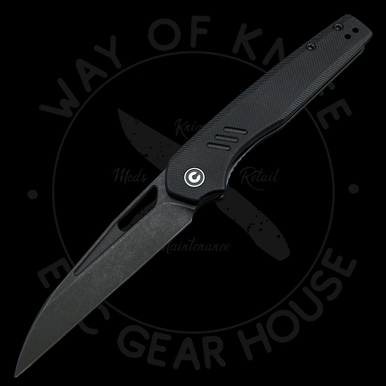 CIVIVI Guile Liner Lock Knife Black G-10 (3.25