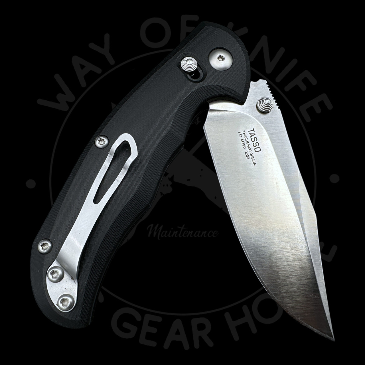 Pre Owned* Steel Will Tasso Ant-Lock Knife Black G-10/Orange (3.5