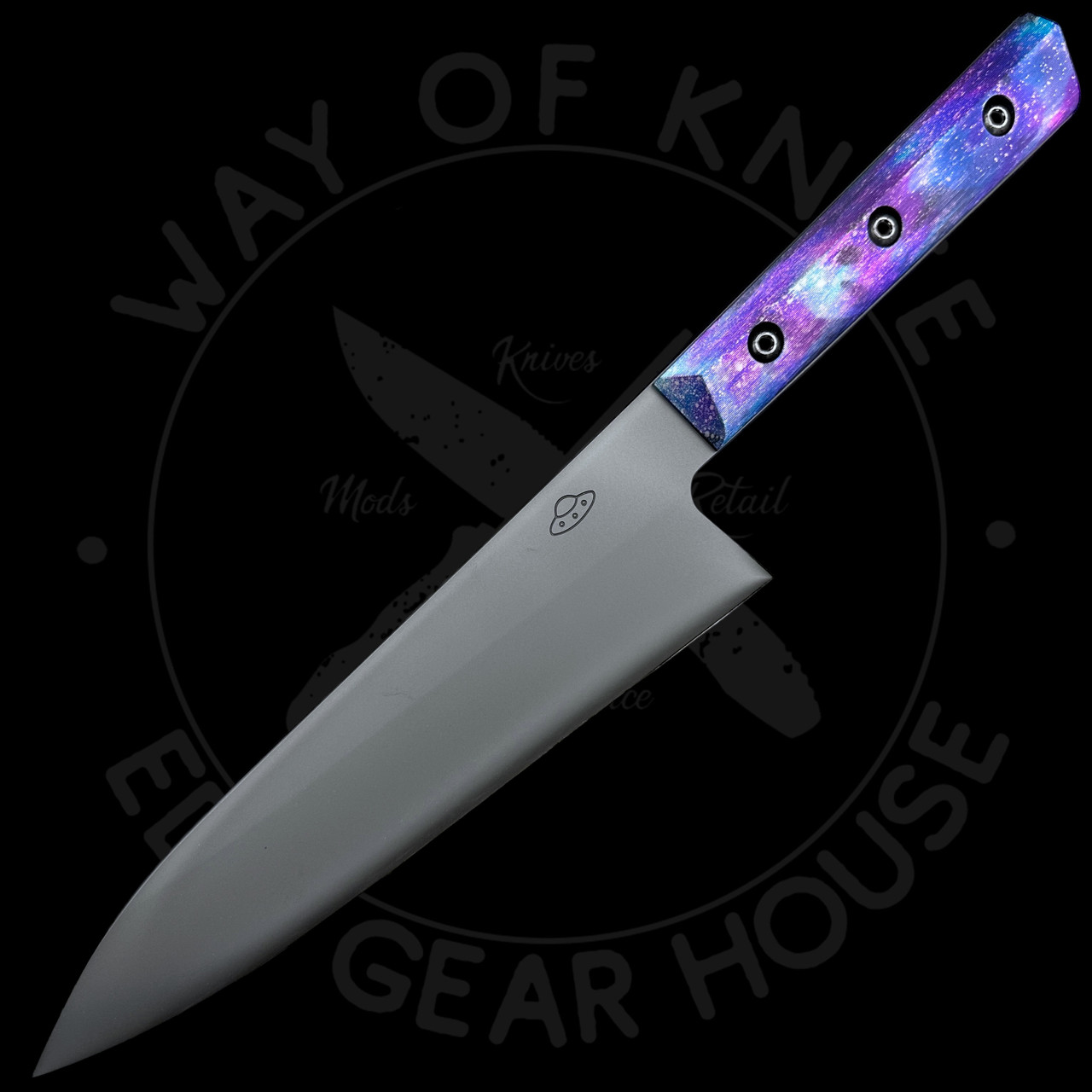 Vandal Blades Galaxy Gyuto Knife – 7.875″ DLC Chef Knife