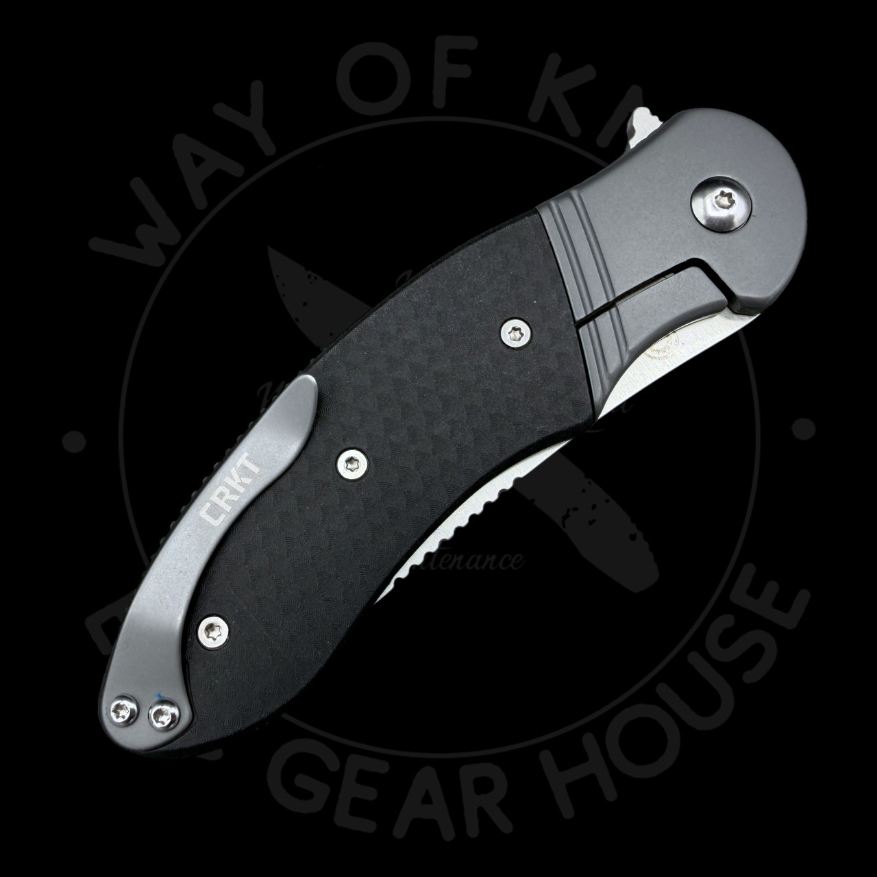 Pre Owned* CRKT Hootenanny Ken Onion Liner lock Flipper - Way Of