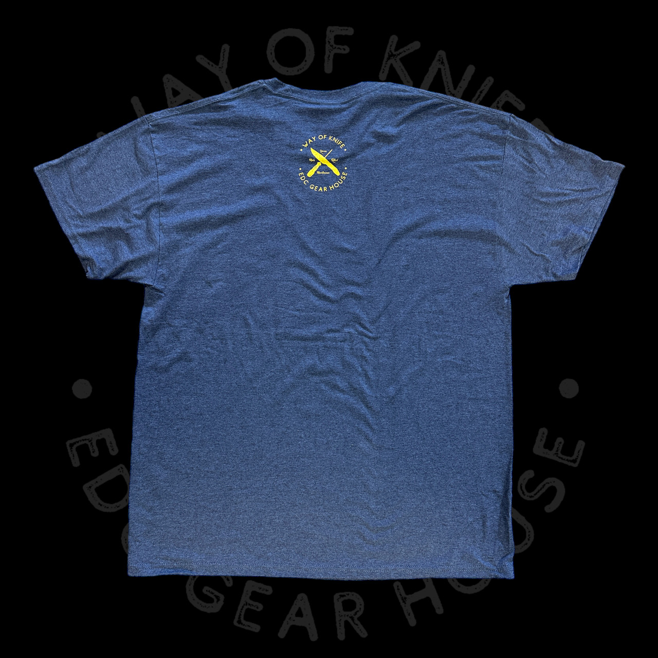 Way of Knife Gear 'Modded in Michigan' Tri-Blend T-Shirt w/ Locker Tag Logo - Way Of Knife & EDC Gear House