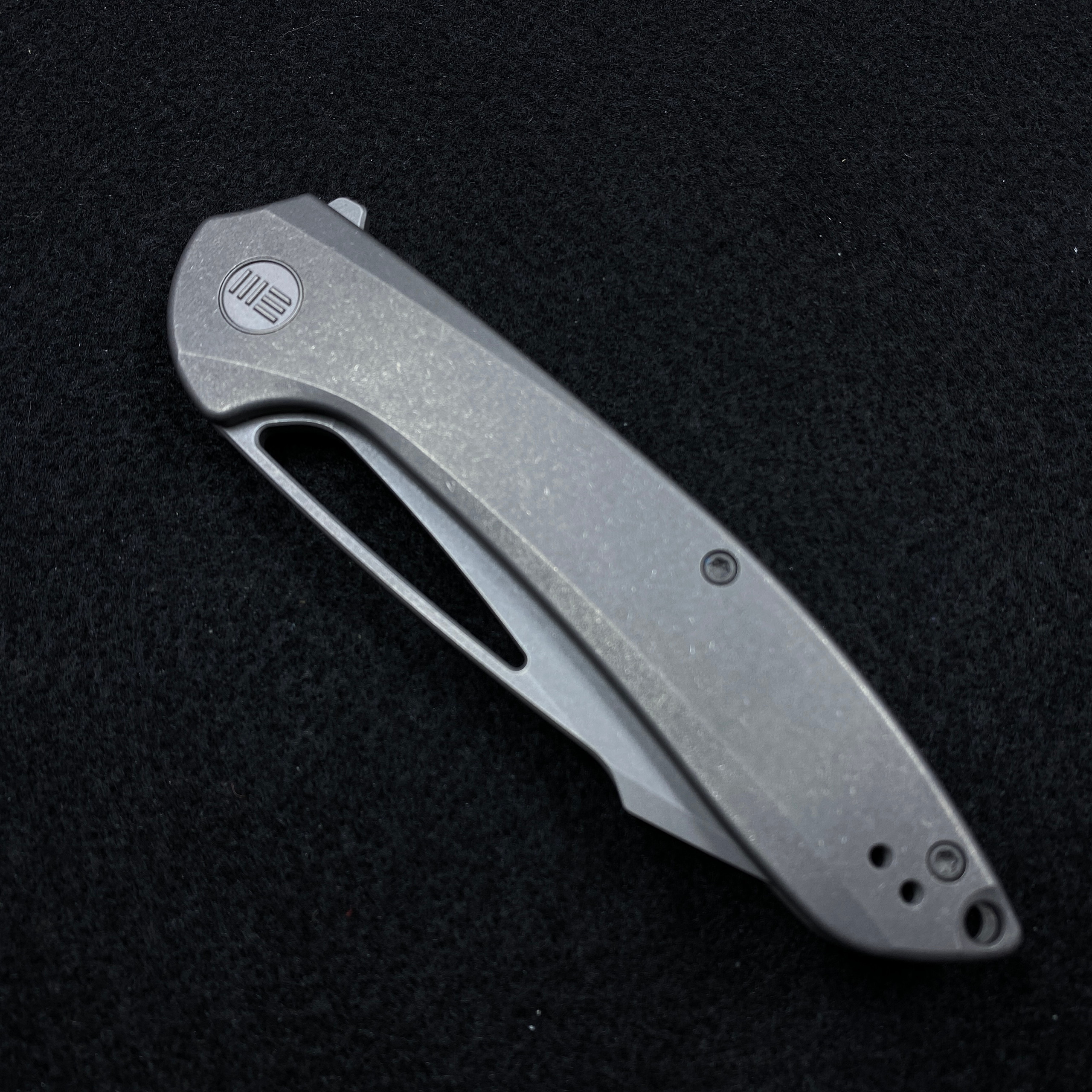 WE Knife Co. Fornix Frame Lock Knife Gray Titanium (3.5" Stonewash) Way Of Knife & EDC Gear House