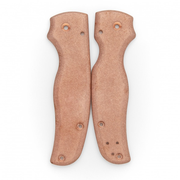 Flytanium Stonewashed Copper Scales for Spyderco Shaman Flytanium Stonewashed Copper Scales for Spyderco Shaman