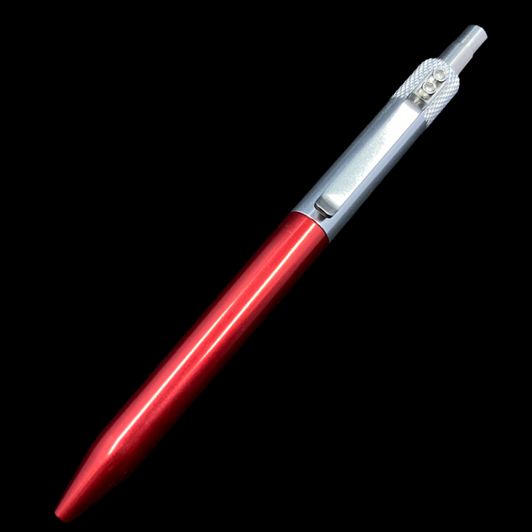 Kara's Kustom Pen Retrakt V2 Red/Silver Aluminum 